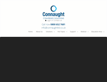 Tablet Screenshot of connaughtltd.co.uk